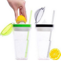 16oz. Cup With Fruit Squeezer Lid